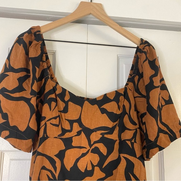 A New Day Black and Brown Mini Dress - Picture 3 of 5